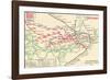 Vintage Transport Map-The Vintage Collection-Framed Giclee Print