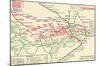 Vintage Transport Map-The Vintage Collection-Mounted Giclee Print