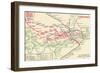 Vintage Transport Map-The Vintage Collection-Framed Giclee Print