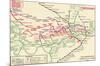 Vintage Transport Map-The Vintage Collection-Mounted Giclee Print