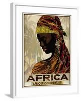 Vintage Travel Africa-The Portmanteau Collection-Framed Giclee Print