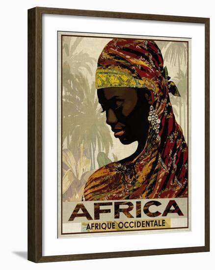 Vintage Travel Africa-The Portmanteau Collection-Framed Giclee Print