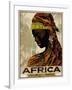 Vintage Travel Africa-The Portmanteau Collection-Framed Giclee Print