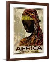 Vintage Travel Africa-The Portmanteau Collection-Framed Giclee Print