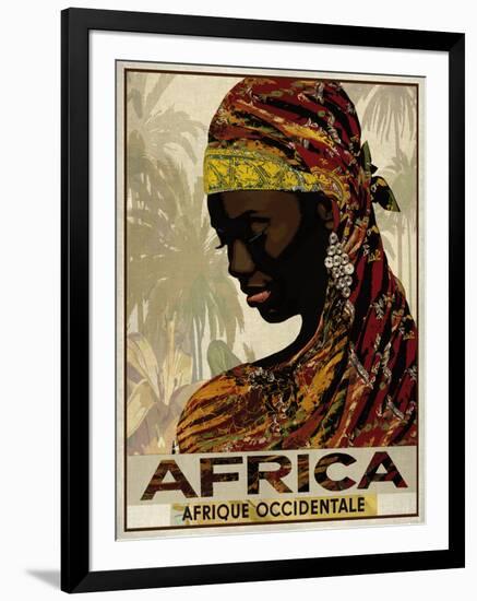 Vintage Travel Africa-The Portmanteau Collection-Framed Giclee Print