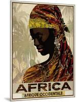 Vintage Travel Africa-The Portmanteau Collection-Mounted Giclee Print