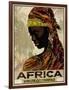 Vintage Travel Africa-The Portmanteau Collection-Framed Giclee Print