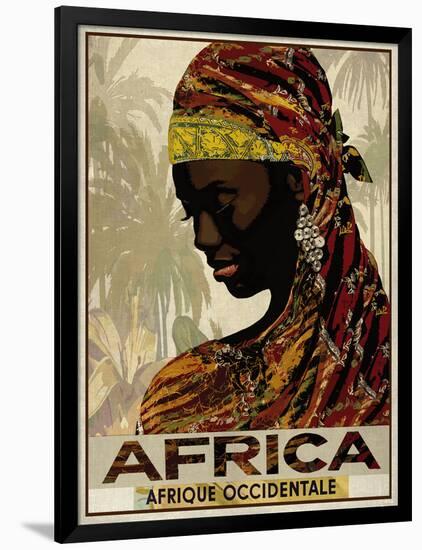 Vintage Travel Africa-The Portmanteau Collection-Framed Giclee Print