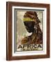 Vintage Travel Africa-The Portmanteau Collection-Framed Art Print