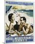 Vintage Travel Cannes-The Portmanteau Collection-Mounted Giclee Print