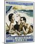 Vintage Travel Cannes-The Portmanteau Collection-Mounted Giclee Print