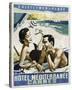 Vintage Travel Cannes-The Portmanteau Collection-Stretched Canvas