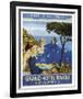 Vintage Travel Capri-The Portmanteau Collection-Framed Giclee Print