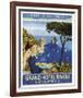 Vintage Travel Capri-The Portmanteau Collection-Framed Giclee Print