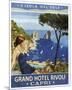 Vintage Travel Capri-The Portmanteau Collection-Mounted Giclee Print