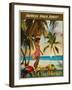 Vintage Travel Caribbean-The Portmanteau Collection-Framed Giclee Print