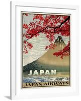 Vintage Travel Japan-The Portmanteau Collection-Framed Giclee Print