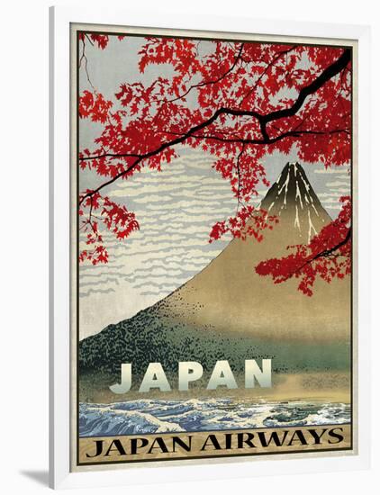 Vintage Travel Japan-The Portmanteau Collection-Framed Giclee Print