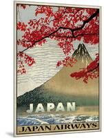 Vintage Travel Japan-The Portmanteau Collection-Mounted Giclee Print