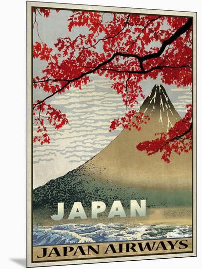 Vintage Travel Japan-The Portmanteau Collection-Mounted Giclee Print