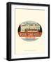 Vintage Travel Label I-null-Framed Art Print