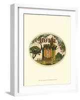 Vintage Travel Label II-null-Framed Art Print