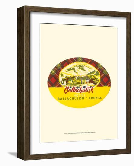 Vintage Travel Label III-null-Framed Art Print