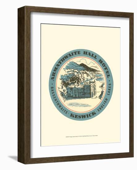 Vintage Travel Label VI-null-Framed Art Print