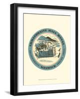 Vintage Travel Label VI-null-Framed Art Print