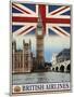 Vintage Travel London-The Portmanteau Collection-Mounted Giclee Print