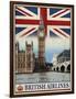 Vintage Travel London-The Portmanteau Collection-Framed Giclee Print