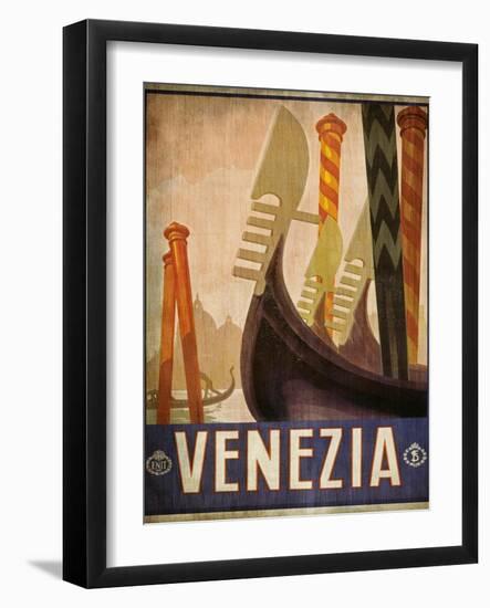 Vintage Travel Poster 2-Kimberly Allen-Framed Art Print