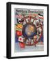 Vintage Travel Poster for Hamburg-America Line-null-Framed Art Print