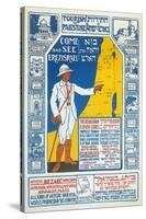 Vintage Travel Poster for Israel-null-Stretched Canvas