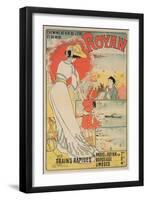 Vintage Travel Poster for Royan, France-null-Framed Art Print