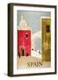 Vintage Travel to Spain-null-Framed Premium Giclee Print