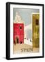 Vintage Travel to Spain-null-Framed Premium Giclee Print