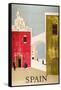 Vintage Travel to Spain-null-Framed Stretched Canvas