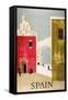Vintage Travel to Spain-null-Framed Stretched Canvas
