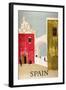 Vintage Travel to Spain-null-Framed Giclee Print