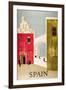 Vintage Travel to Spain-null-Framed Giclee Print