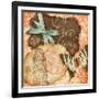 Vintage Travels II-null-Framed Art Print