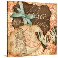 Vintage Travels II-null-Stretched Canvas