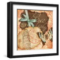 Vintage Travels II-null-Framed Art Print