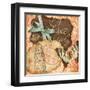 Vintage Travels II-null-Framed Art Print