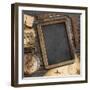 Vintage Treasure Map, Old Compass Still Life-Andrey_Kuzmin-Framed Art Print