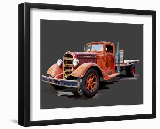 Vintage Truck I-Emily Kalina-Framed Art Print