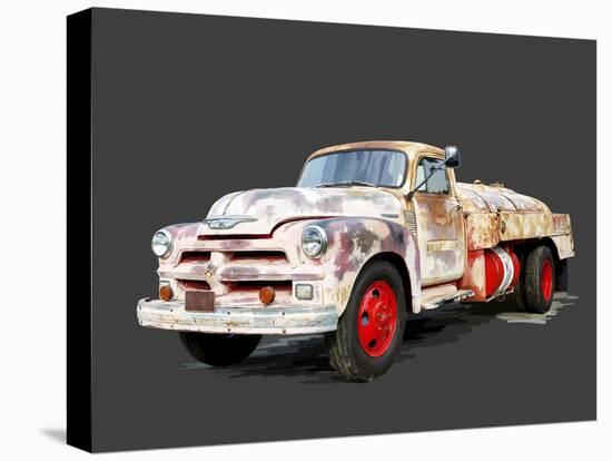 Vintage Truck II-Emily Kalina-Stretched Canvas