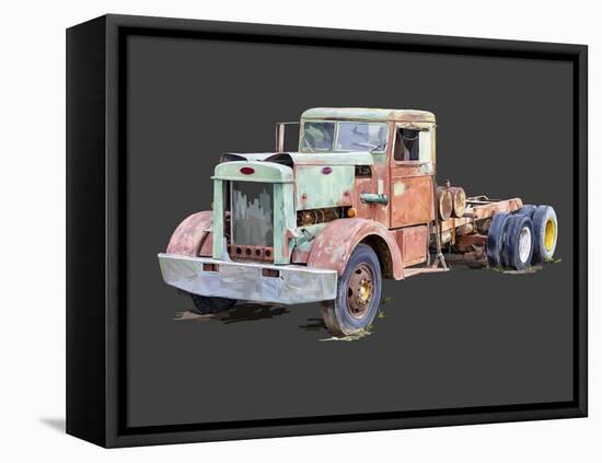 Vintage Truck III-Emily Kalina-Framed Stretched Canvas