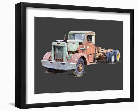 Vintage Truck III-Emily Kalina-Framed Art Print